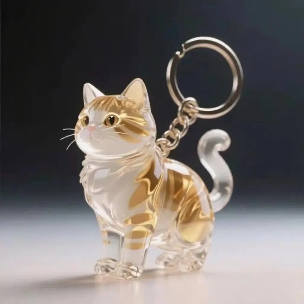 Dog Hair Keepsake Keychain Pendant Clear Resin Charm M9 - Tophatter Daily Deals